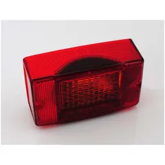 Rear light glass ULO height 80mm width 135mm for Zündapp, Kreidler, Hercules moped mokick, moped, Puch MG00055209