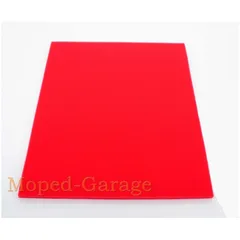 Luftfiltermatte Rot 33x28 cm 10mm für Hercules K 50 GS, 75 Prima, Ultra, MK, Supra, Zündapp GTS, KS, CS, CX, Hai, Kreidler Flore
