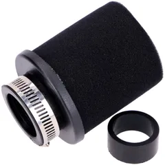 Air filter Powerfilter foam black 28/35mm 70x90mm straight for Bing, Puch Maxi MG00061523