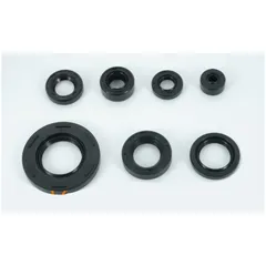 Oil seal set 7-piece 26X47X7.3 18X30X7-8 5.5X16X8 12X22X9 14X24X6 20X30X5 27X40X6 Black for Suzuki, TS 50 X MG00063120