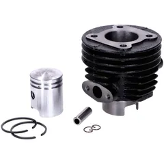 Cylinder kit cast iron 50cc 38mm bore 10mm piston pin for Puch MS, VS, MV, DS MG00064279