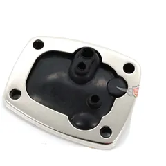 Vergaser Abdeckkappe Kunststoff Silber für Suzuki, K 50 Mokick MG00067274