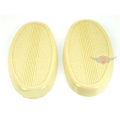Kniekissen Creme Weiß 2 Stück für Kreidler, Florett Eiertank Super 4, 5, TS Mokick Kleinkraftrad MG00071210