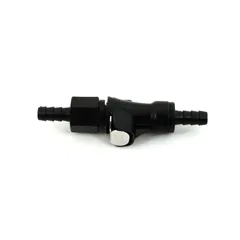 Fuel hose quick connector plastic 6mm black for moped, moped, mokick MG00071345