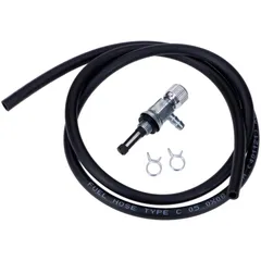 Fuel tap M10x1 connection lateral with fuel hose 5x8mm 1m, 2 clamps MG00071442