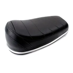 Sitzbank Carbon Look Schwarz 360mm x 175mm 90mm mit Chromleiste für Puch Maxi, Zündapp, Kreidler, Hercules, DKW MG00072104