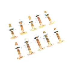 Schrauben-Set M3 x 18mm mit Muttern und Scheiben für Hercules K 50, 75, 125, MK, 220, Kreidler Florett, Zündapp Sport Combinette