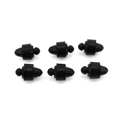 Sitzbank Gummi Satz 6-teilig Schwarz für Simson Schwalbe, SR4-2, SR4-3, SR4-4 MG00072258