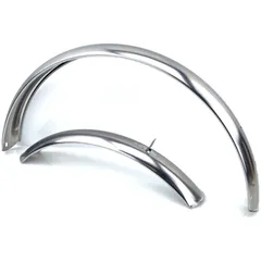 Schutzblechsatz Metall Chrom 550mm/400mm 55mm für Mofa, Moped, Mokick MG00073390