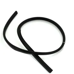 Kantenband Gummi 8x5mm Schwarz für Mofa, Moped, Mokick, Roller, Motorrad MG00073565