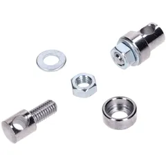 Retaining bolt Pränafa set steel with washers and nuts for Hercules M1, M2, M3, M4, M5, P1, P3, HR2, MF1, MF2, MP1, DKW 506, M50