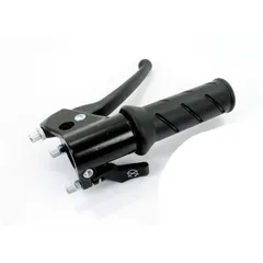 Black throttle grip with cold start control for Peugeot, 103 Vogue MG00077131