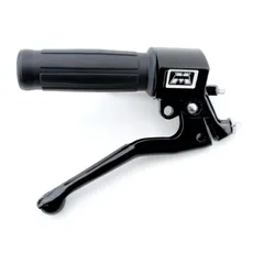 Throttle grip fitting with black rubber grip for MBK, Mobylette, Motobecane MG00077211