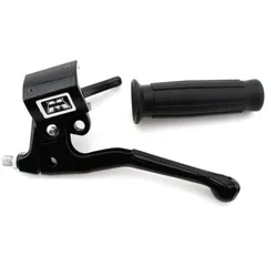 Brake lever fitting black with rubber grip for MBK, Mobylette, Motobecane MG00077212