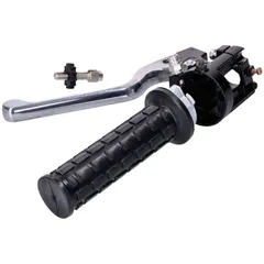 Throttle grip fitting black with lever and switch holder for Zündapp KS, GTS, C, CX, CS, Hai K, Kreidler Florett, Hercules MK Ul