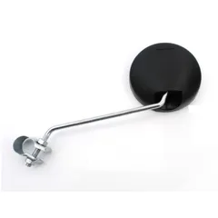 Mirror round 95mm black 180mm holding bar for Zündapp, Kreidler, Hercules, Puch, DKW, KTM, Simson, Rixe, Sachs MG00077249
