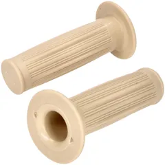 Handle set rubber cream white 22mm/24mm 100mm for Zündapp GTS, KS 50, C Sport Combinette, automatic, moped, moped 444, 442, Krei