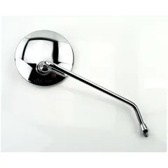 Mirror right chrome round 105mm arm 190mm thread M8 for Honda, Dax, Monkey, CT, CY MG00077322