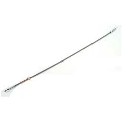 Tachowelle graue Quick 850 mm grau Gewinde M10 Vierkant 2mm für NSU Quickly, Hercules MK 2, K, KX 5, Kreidler, Zündapp, Puch Mop