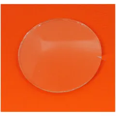 Speedometer glass curved outer diameter approx. 45.5mm thickness 2mm for Hercules Prima, M, 220, 219, Kreidler Flory, MF, MP, Si
