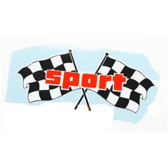 Aufkleber Zielflaggen Sport MG00083135