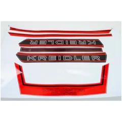 Aufkleber Satz Tank Sitz Heck Weltmeister rot für Kreidler Florett, RS, RMC, K54 MG00083242