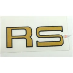 Sticker tank RS gold black 55x20mm for Kreidler Florett RS MG00083245