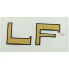 Aufkleber LF gold schwarz 45x20mm für Kreidler Florett MG00083247