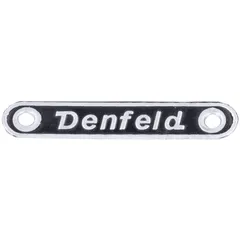 Emblem Denfeld aluminum 58mm black for Zündapp, Kreidler, Hercules, Puch, Miele, DKW, KTM, Rixe, Zweirad Union, NSU moped, moped