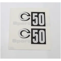 Aufkleber Satz Seitendeckel Verkleidung für Zündapp C 50 Sport Moped MG00083375