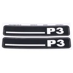 Aufkleber Satz 105mm x 21mm für Hercules Prima 3 MG00083391