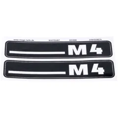 Aufkleber Satz MOGA 105mm x 21mm für Hercules M4 Mofa Mokick MG00083396