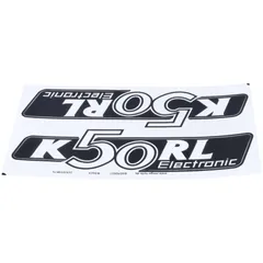 Aufkleber Satz MOGA 2 Stück 160mm x 40mm für Hercules K 50 RL Electronic MG00083413