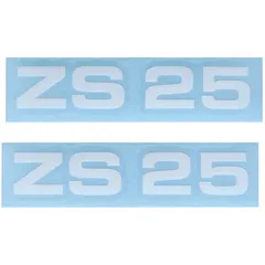 Aufkleber Satz MOGA 2 teilig Breit ca. 95mm Hoch 17mm für Zündapp ZS 25 MG00083436