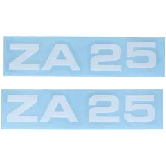 Aufkleber Satz MOGA 2 teilig Breit 95mm Hoch 17mm für ZA 25 Mofa MG00083437