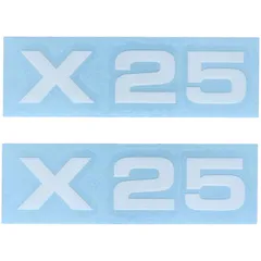 Aufkleber Satz MOGA 2 teilig Breit 74mm Hoch 17mm für Zündapp X 25 MG00083440