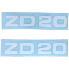 Aufkleber Satz MOGA 2 teilig Breit 95mm Hoch 17mm für Zündapp ZD 20 Mofa MG00083441