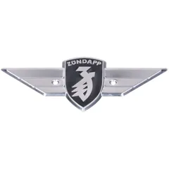 Beinschild Emblem 107mm x 45mm Lochabstand 36mm für Zündapp R 50, RS KS C Sport Combinette, Super Combinette MG00083487