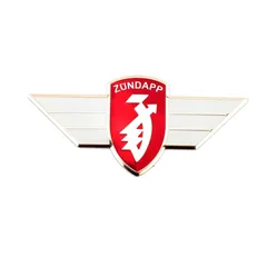 Beinschild Emblem Maße Breit ca. 98mm Hoch 45mm für Zündapp R 50, RS KS C Sport Combinette, Super Combinette MG00083488