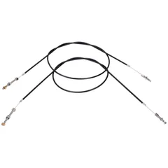 Shifter cable set 2 pieces black for Kreidler Flory MF 20, 22, Zündapp MG00084303