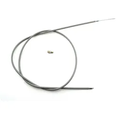 Gaszug Grau MOGA Aussen Hülle Länge 1160mm Innenzug 1240mm Farbe für Mofa Moped MG00084970