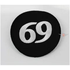 Patch polyester fabric 73mm for moped mokick MG00086153