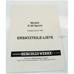 Parts catalog Hercules for K 50 Sprint MG00086193