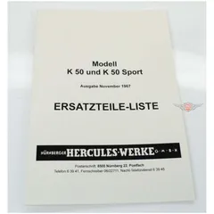 Parts catalog Hercules for K 50, 50 Sport MG00086196