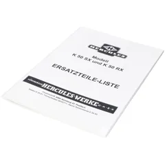 Ersatzteilliste Teile Katalog Fahrwerk für Hercules K 50 SX RX Kleinkraftrad MG00086200