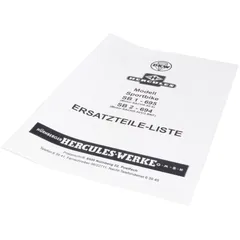 Ersatzteilliste Teile Katalog für Hercules SB 1 2 Sportbike Sport Bike MG00086201