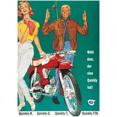 Werbeplakat NSU Quick 42cm 29cm für Quickly N, S, T, TTK MG00086451