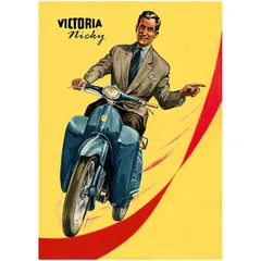 Werbeplakat Nachdruck 42cm 29cm für Mofa Mokick MG00086461
