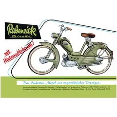 Advertising poster moped 29cm 42cm for Rabeneick Binetta MG00086471
