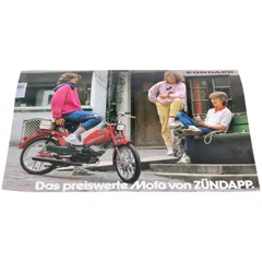 Original Prospekt A4 für Zündapp Mofa X25 MG00086610